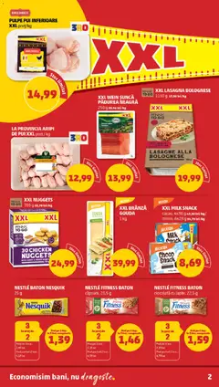 Ofertele PENNY valabile de la 13.05.2026 | Pagină: 2 | Produse: Lasagna, Brânză, Ciocolată, Șuncă