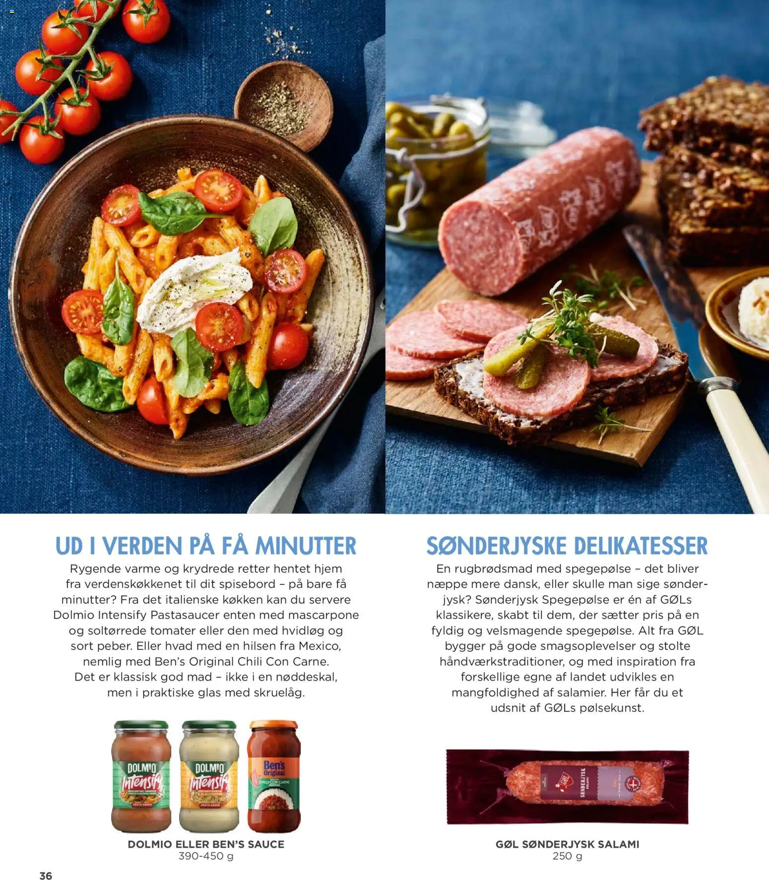 Meny tilbudsavis – gyldig fra 01/10/2026 | Side: 36 | Produkter: Chili, Tomater, Spegepølse, Hvidløg