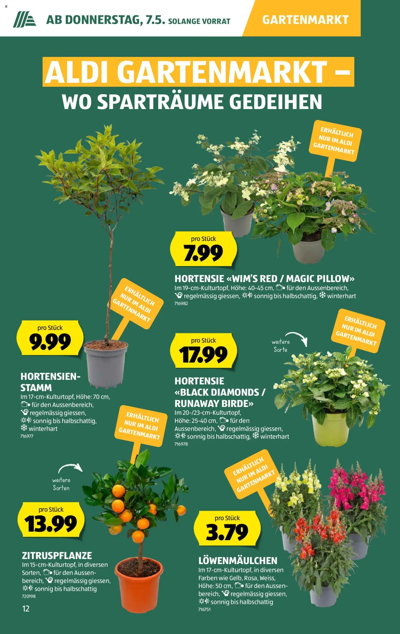 🛍️ Aldi aktionen ab 07.05.2026 » Entdecken Sie exklusive Rabatte und sparen Sie noch heute! 💰 | Schweiz