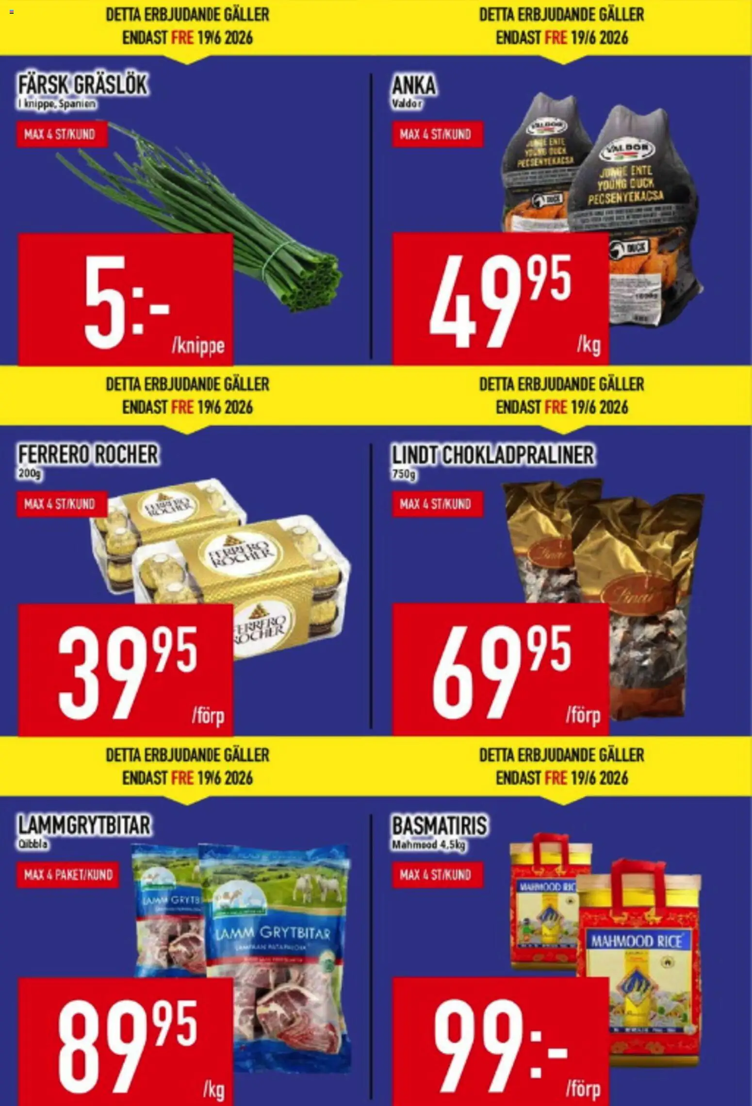 Matdax reklamblad aktuell från 15.06.2026 | Sida: 5 | Produkter: Galler, Gräslök