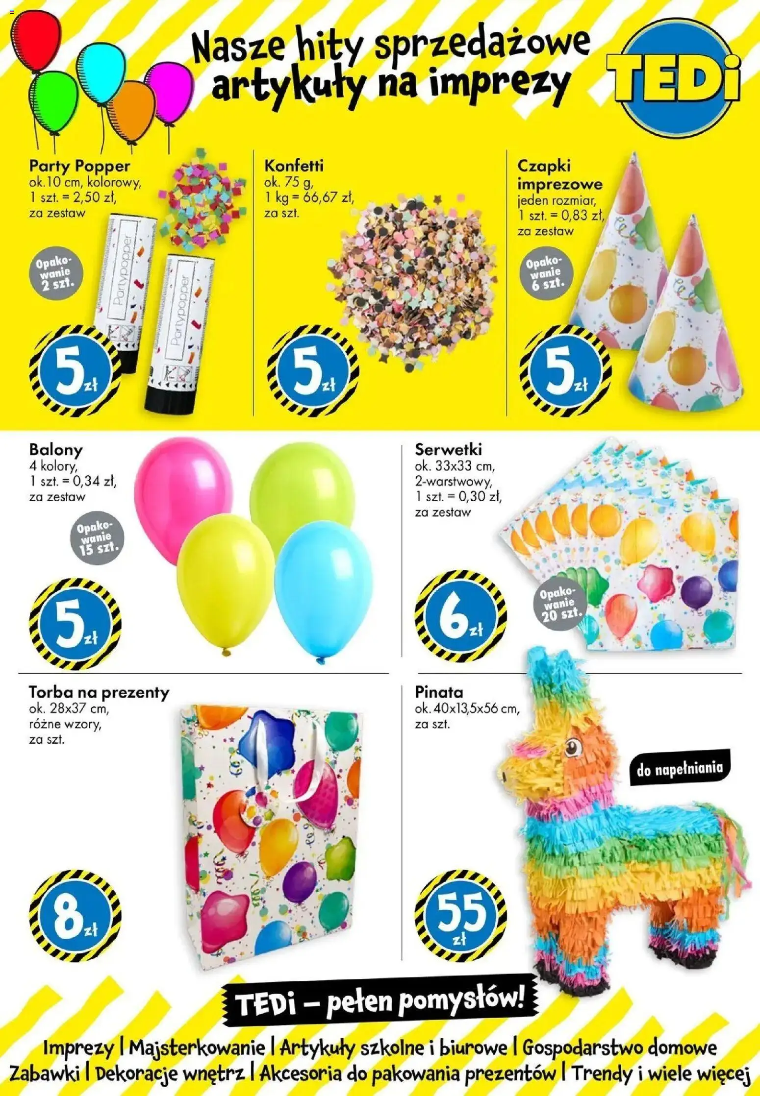TEDi gazetka - Ożarów Mazowiecki od (15.10.2026 - 22.10.2026) | Strona: 15 | Produkty: Zabawki, Torba, Dekoracje, Artykuły szkolne