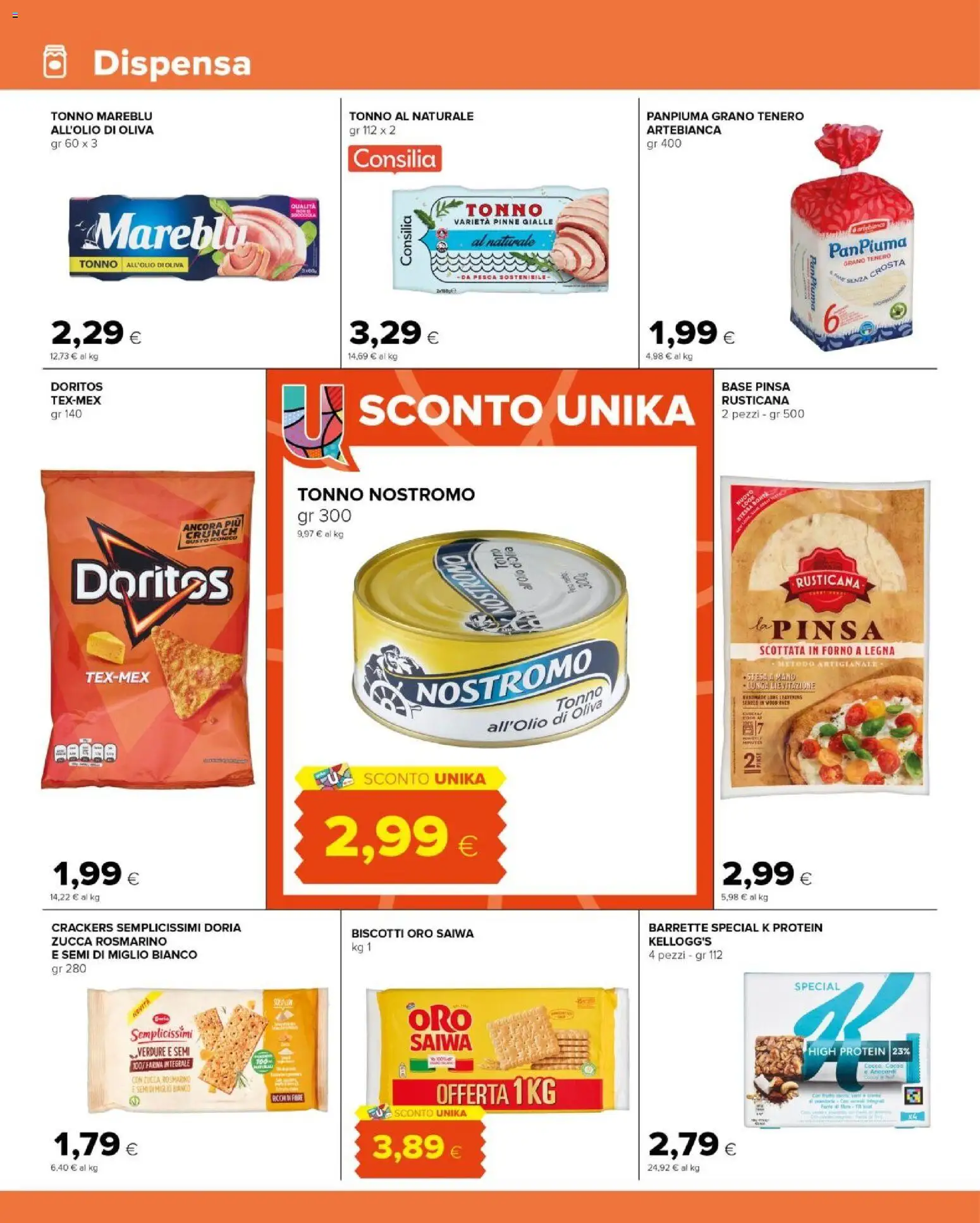 Volantino Tigre del 12/08/2026 | Pagina: 8 | Prodotti: Rosmarino, Tonno, Tonno al naturale, Forno