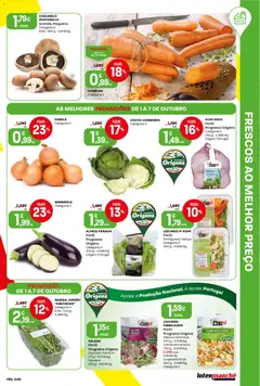 Pré-visualização Intermarché folheto válido de 01/10/2026 | Página: 11 | Produtos: Cebola, Agrião, Cenoura, Creme