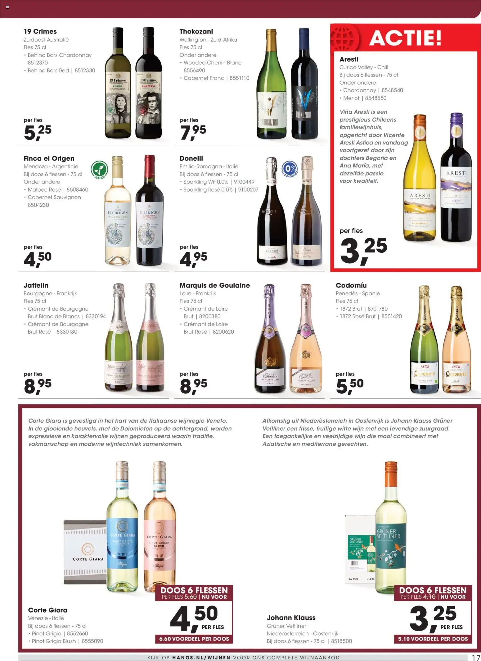 {H1} | Pagina: 17 | Producten: Wijn, Fles, Blush