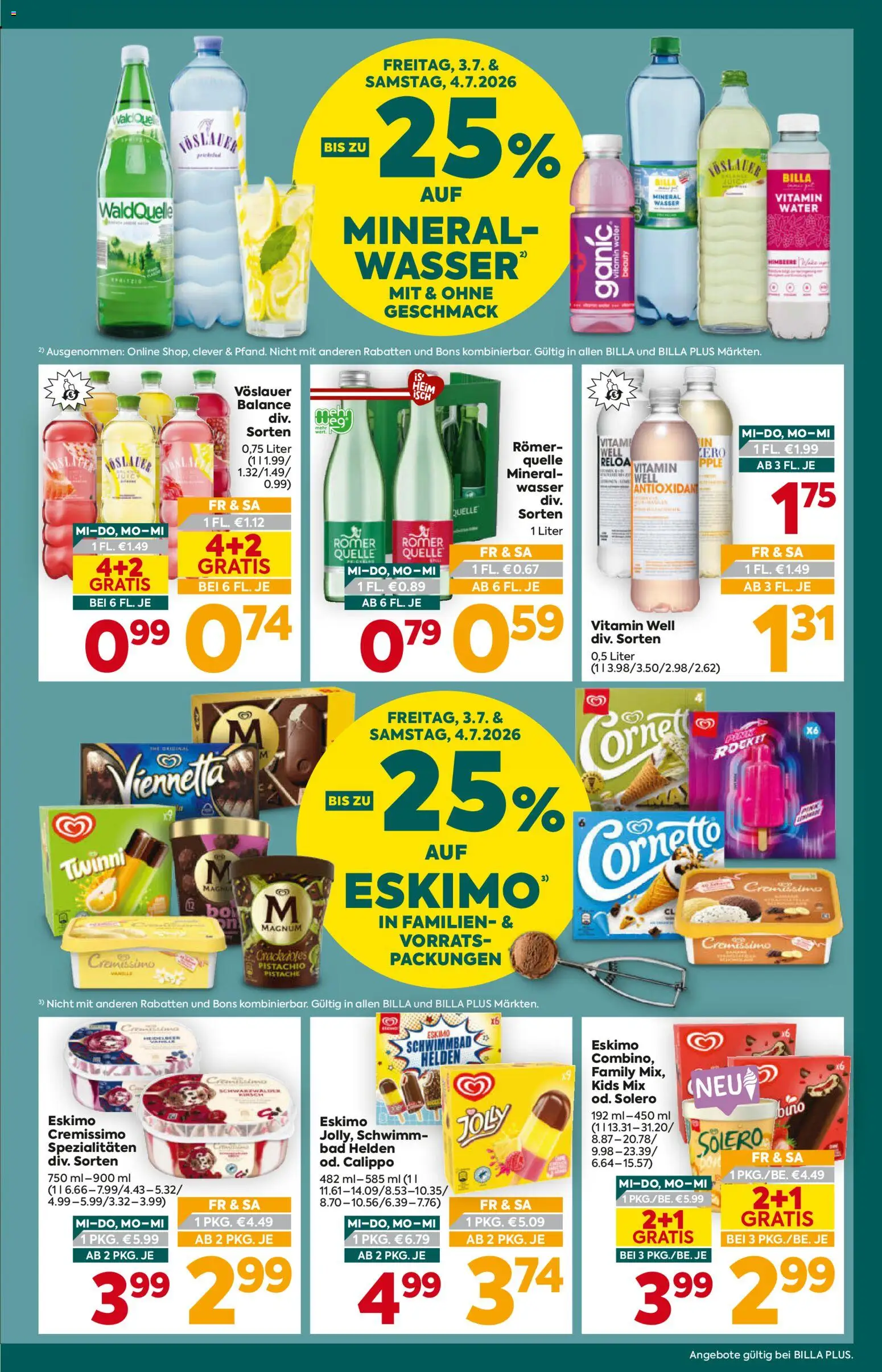 Billa Plus Flugblatt gültig ab 01.07.2026 | Seite: 3