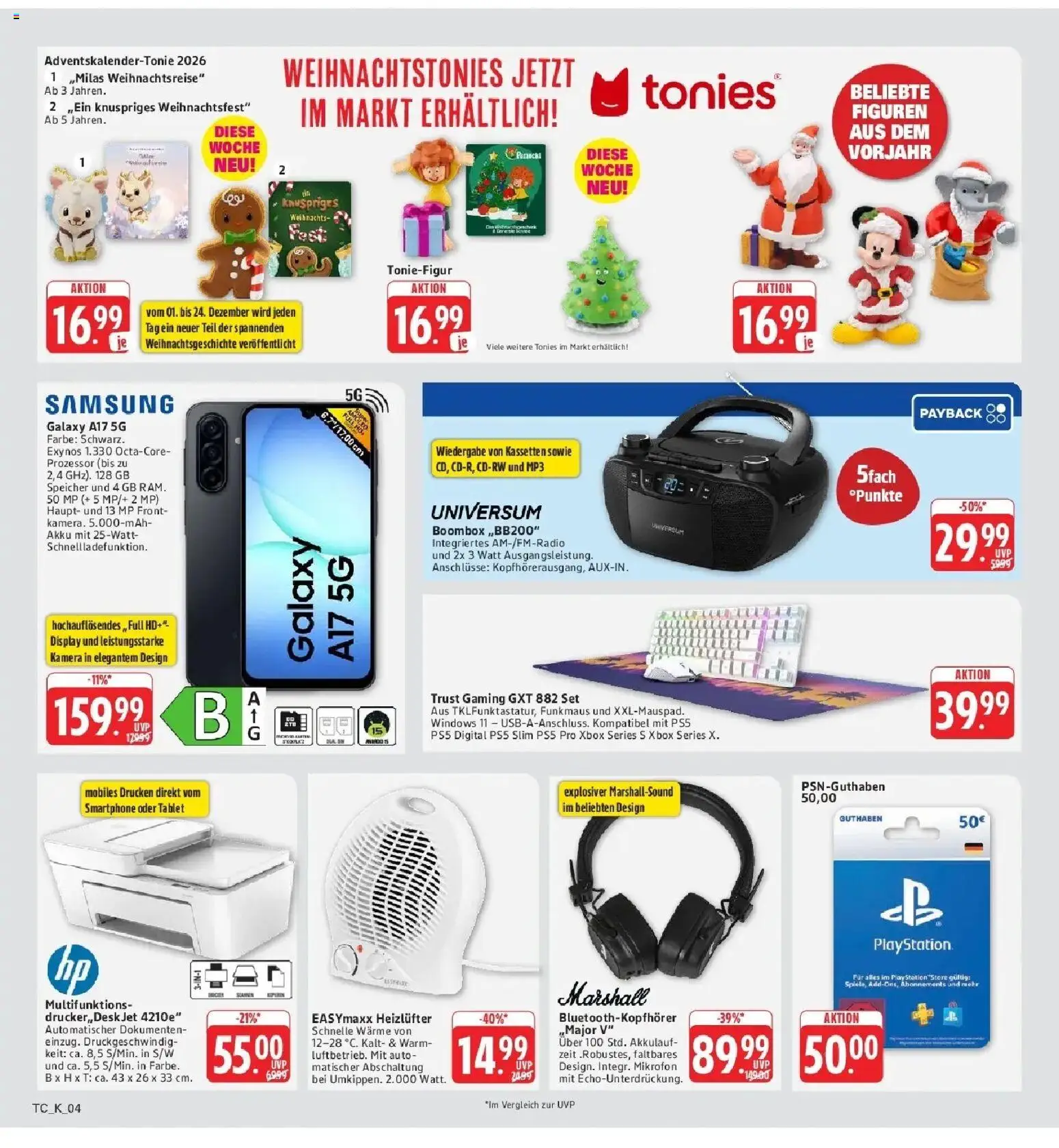 Edeka Prospekt Darmstadt (ab 05.10.2026) » Angebote Online | Seite: 63 | Produkte: Kamera, Mikrofon, Smartphone, Tablet