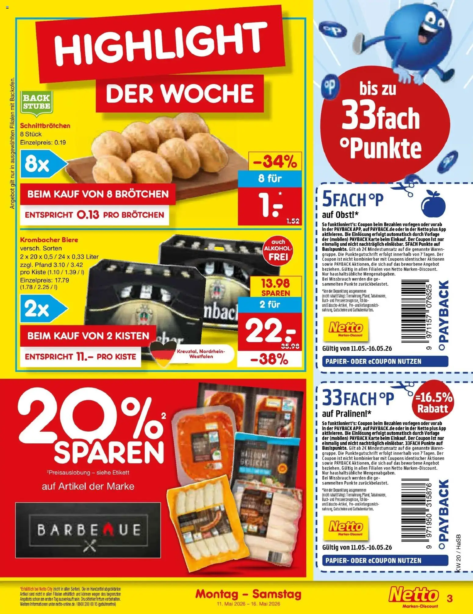 Netto Marken-Discount Prospekt Wuppertal	 (ab 10.05.2026) » Angebote | Seite: 3