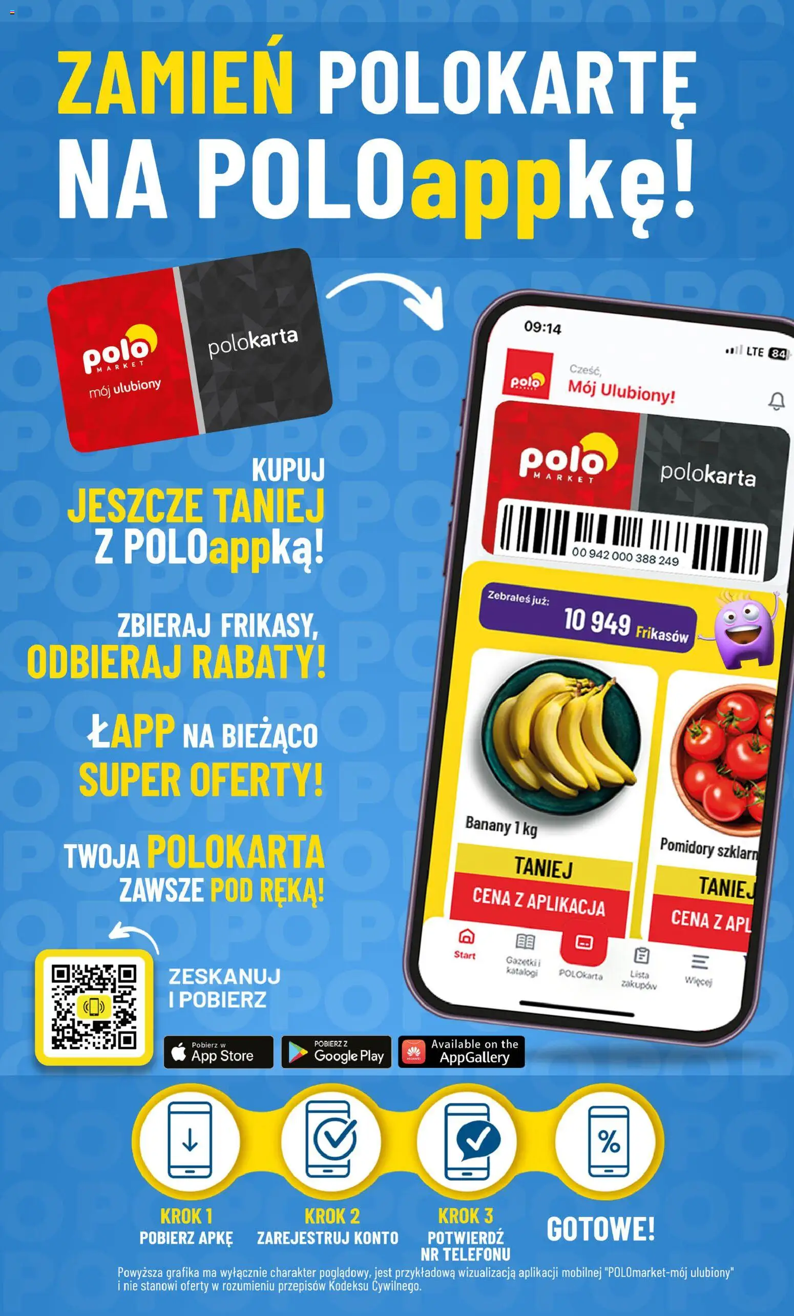 POLOmarket gazetka - Frikasowe Hity od 05.08.2026 | Strona: 2 | Produkty: Pomidory, Banany