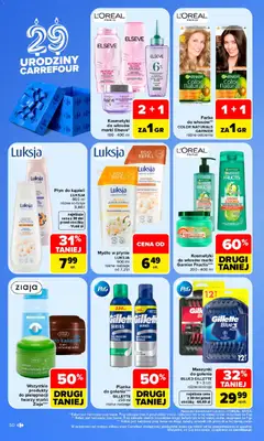 Pogląd oferty "Carrefour gazetka" - ważna od 05.10.2026 | Strona: 50 | Produkty: Farba do włosów, Kosmetyki, Płyn do kąpieli, Krem