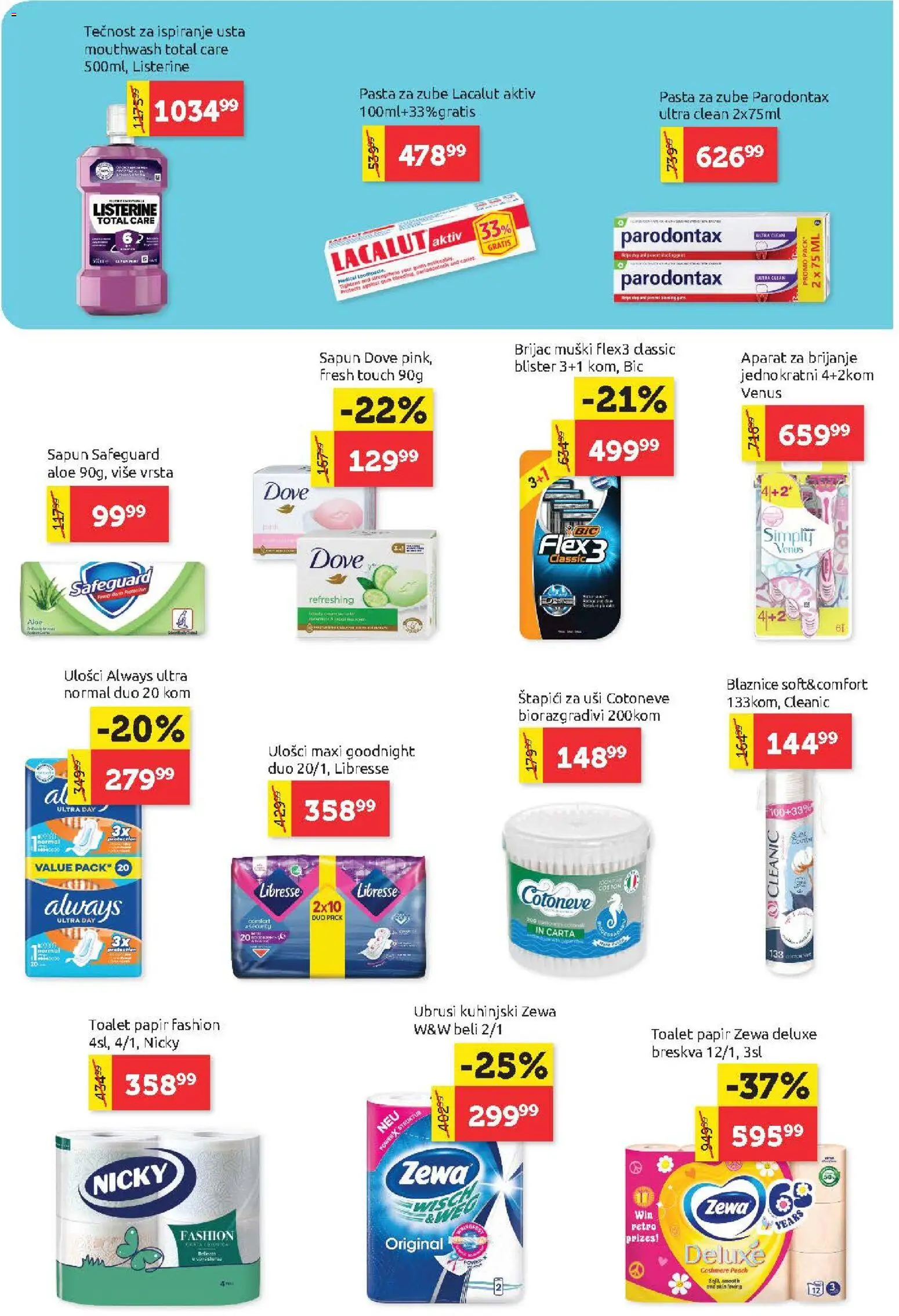 SuperVERO katalog - važi od 17.09.2026 | Strana: 21 | Proizvode: Aparat za brijanje, Brijač, Toalet papir, Breskva