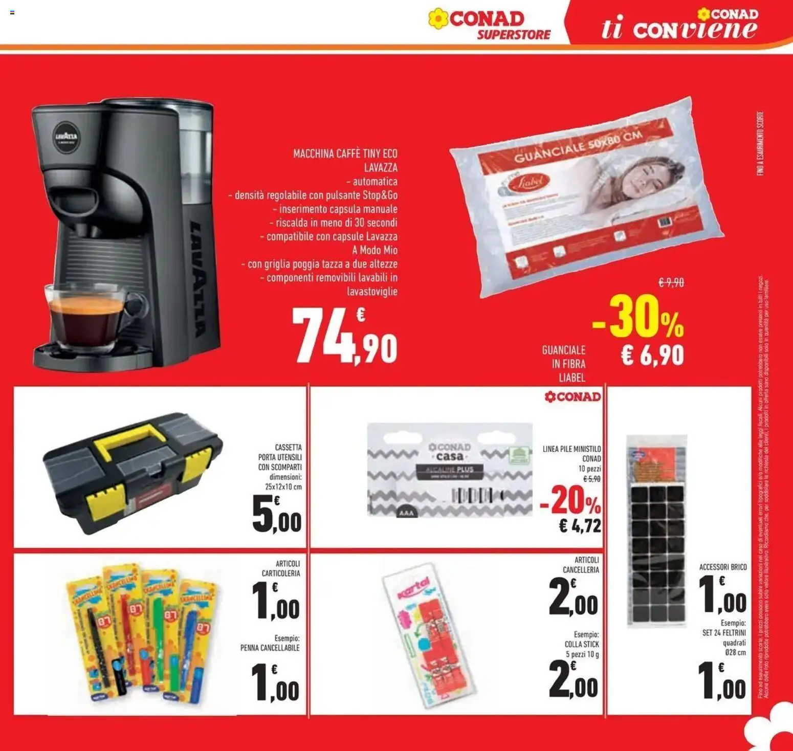 Volantino Conad dal 12/08/2026 > Anteprima | Pagina: 29 | Prodotti: Caffè, Lavastoviglie, Griglia, Lavazza