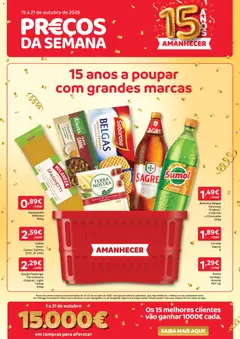Pré-visualização Amanhecer folheto válido de 15/10/2026