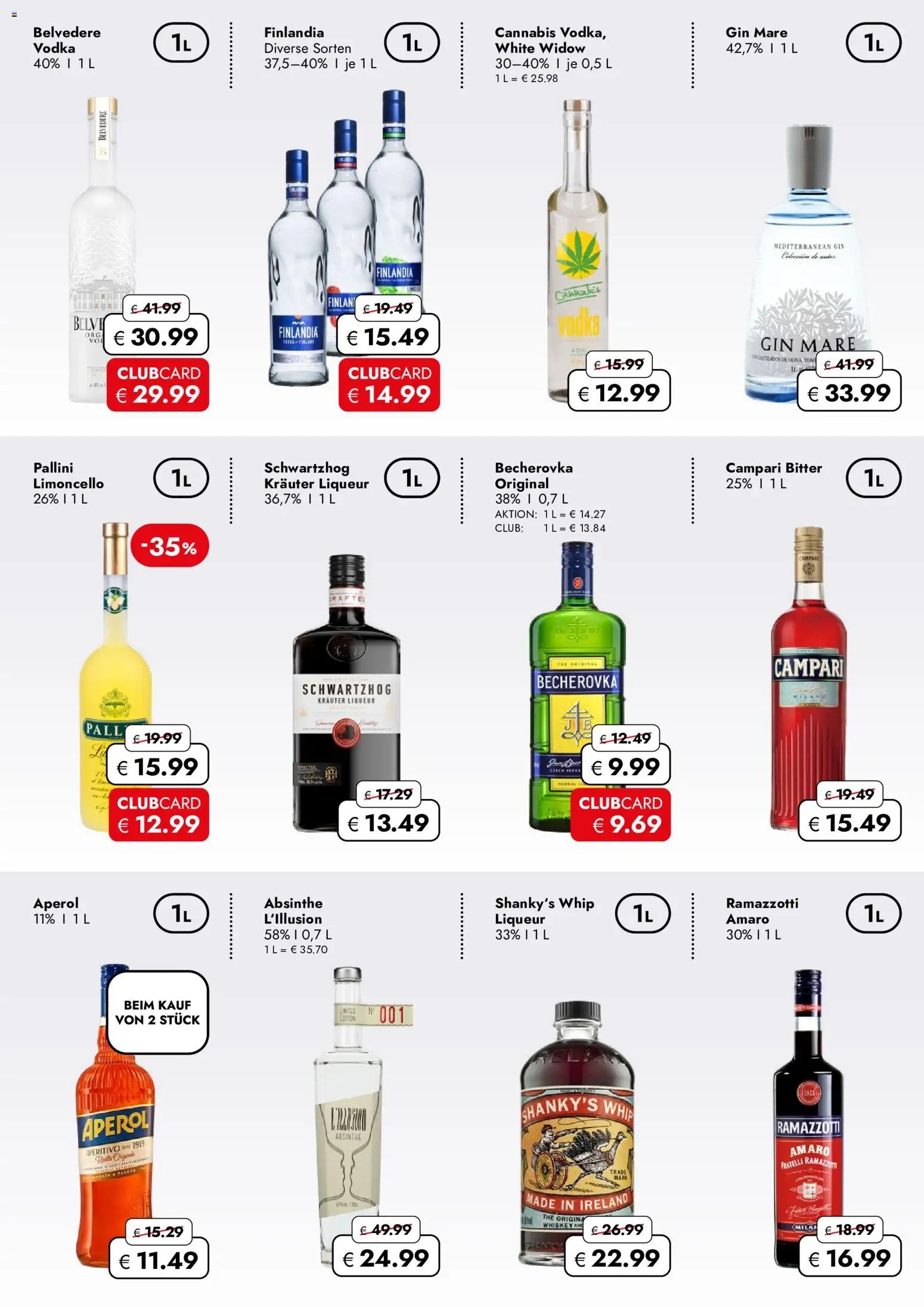 Travel FREE Flugblatt gültig ab 07.08.2026 | Seite: 3 | Produkte: Gin, Whiskey, Campari, Aperol