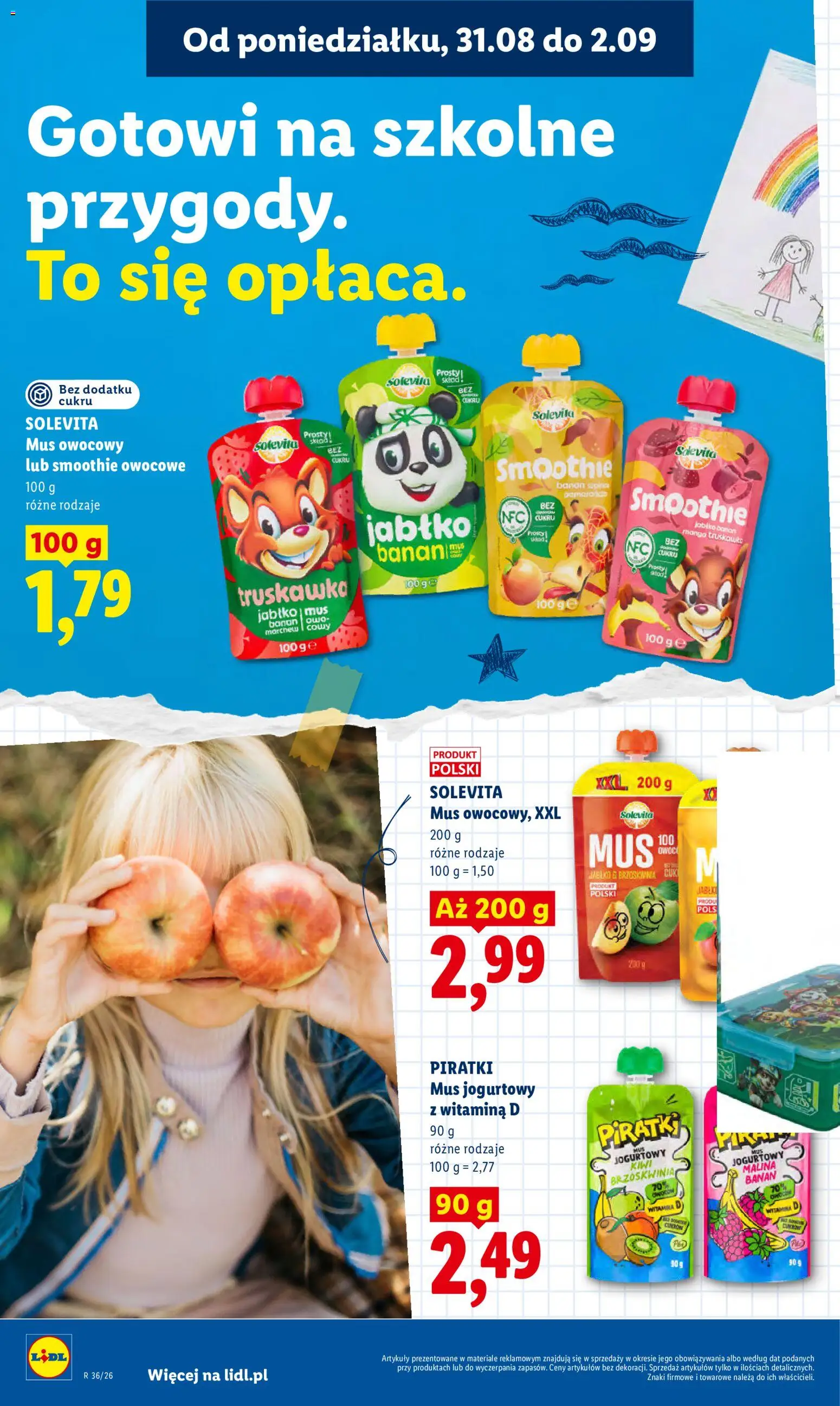 Lidl Polsko leták od 31.08.2026 | Strana: 42 | Produkty: Mango, Kiwi, Smoothie, Solevita