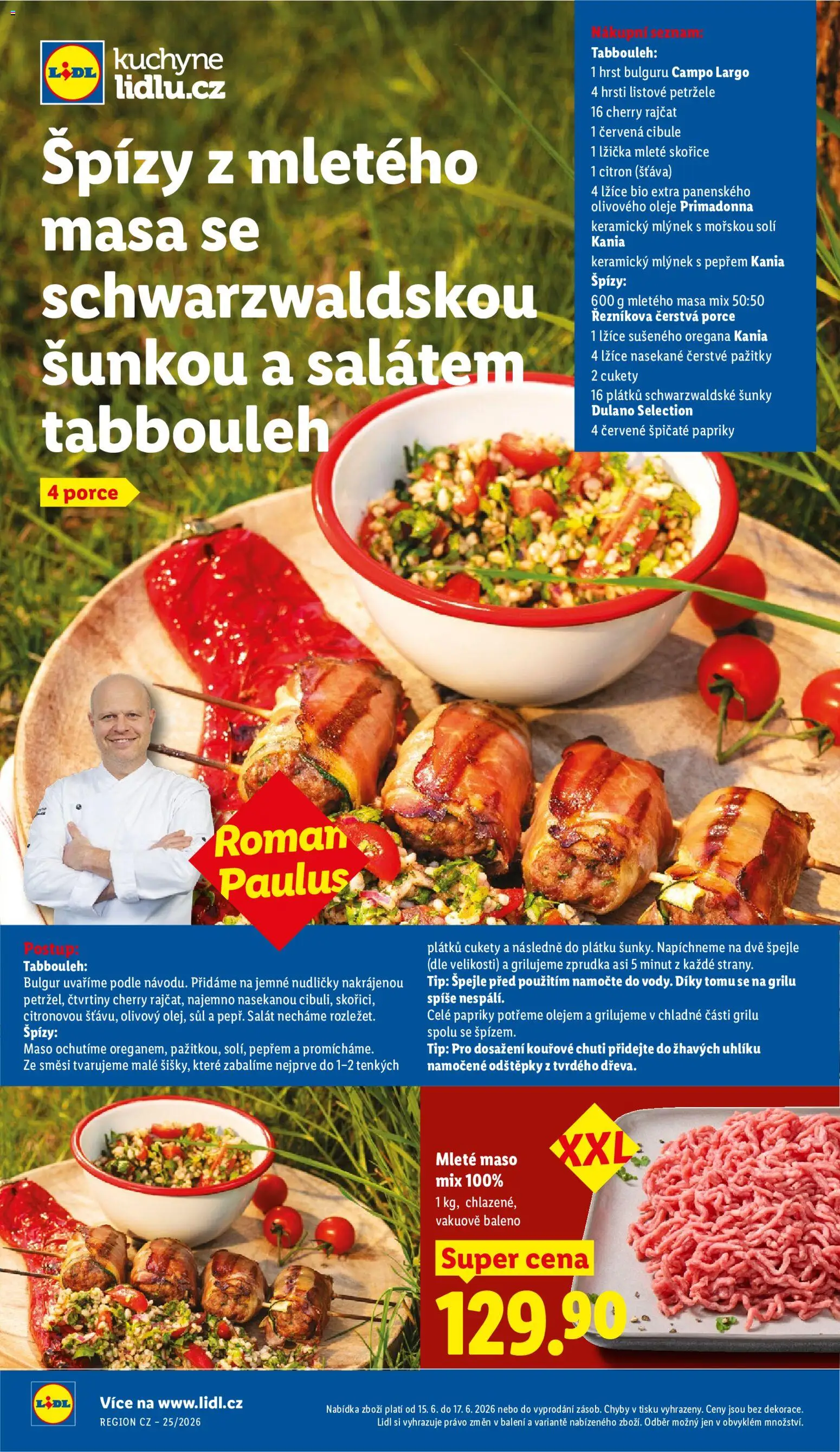 Lidl leták od 15.06.2026 | Strana: 18 | Produkty: Lžíce, Mlýnek, Mleté maso, Maso