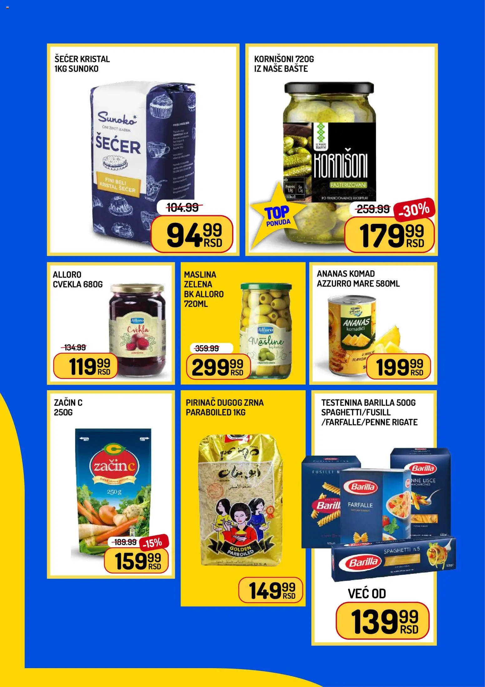 Aman katalog - važi od 22.05.2026 | Strana: 6 | Proizvode: Protein, Šećer, Kornišoni, Pirinač