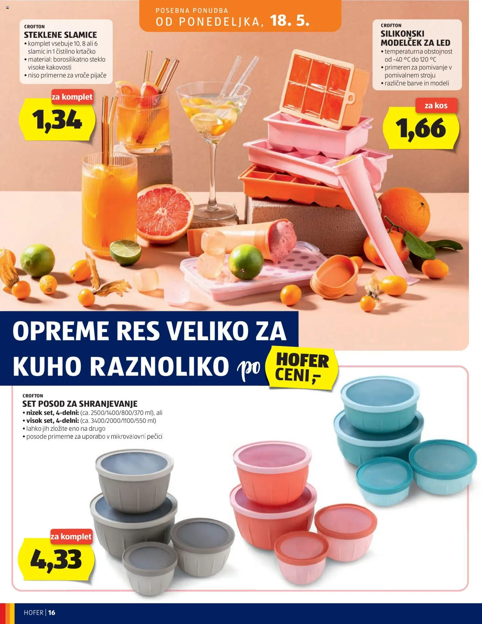 Hofer SI katalog | vrijedi od 13.05.2026 | Stranica: 16