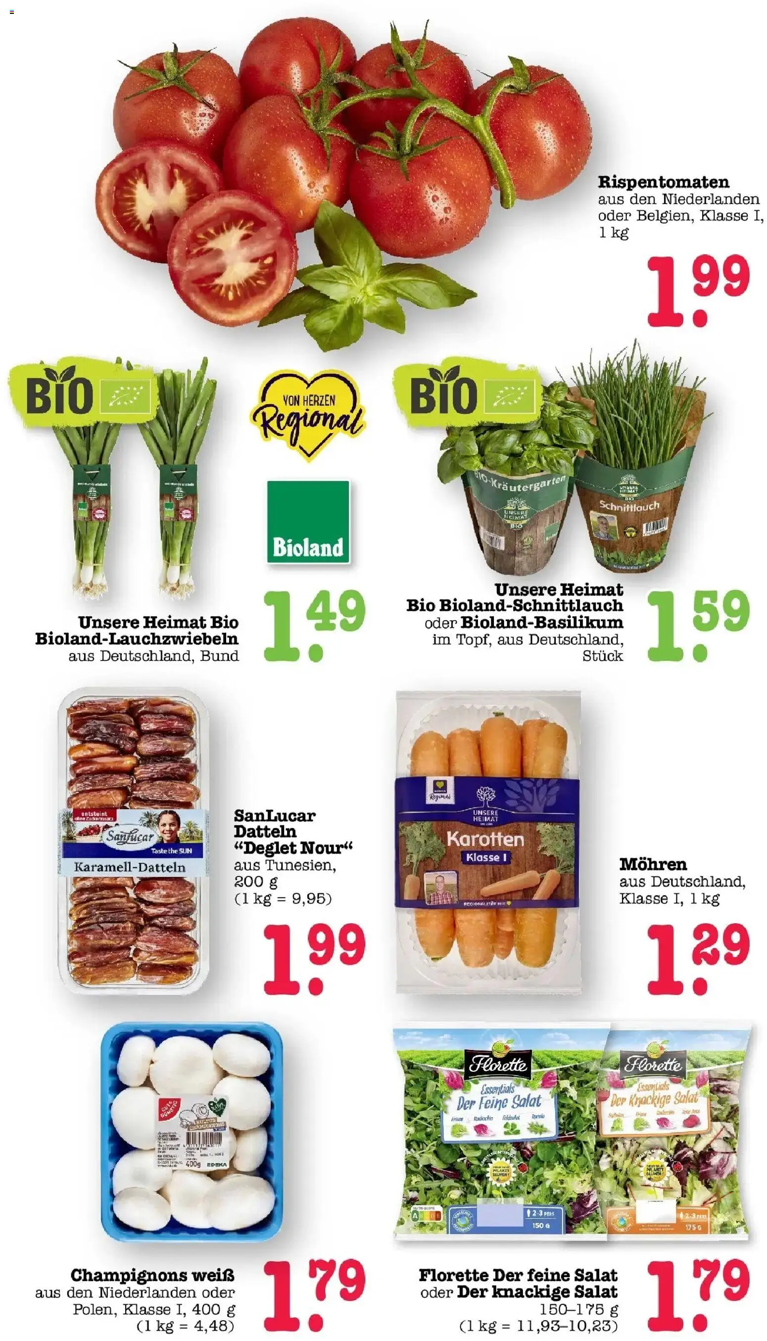 E center Prospekt Mainz-Weisenau (ab 26.10.2026) zum Blättern | Seite: 19 | Produkte: Mohren, Champignons, Salat