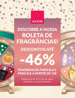 Pré-visualização Catálogo AVON Campanha Descobre a nossa roleta de fragrâncias! válido de 19.05.2026