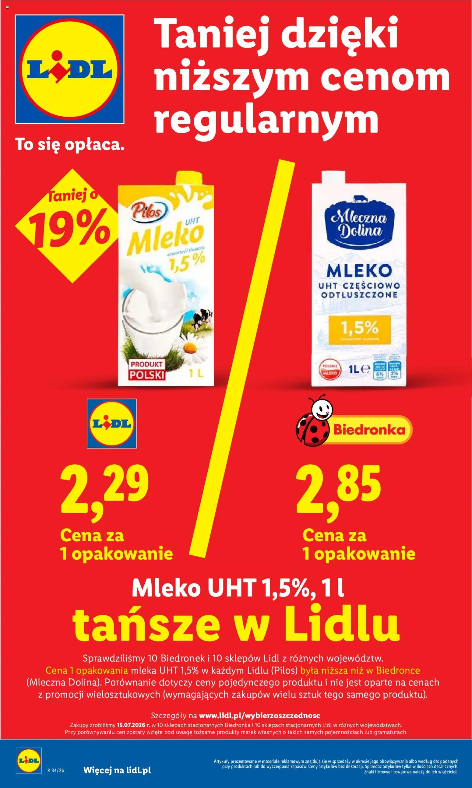 Lidl Polsko leták od 20.08.2026 | Strana: 4 | Produkty: Mléko