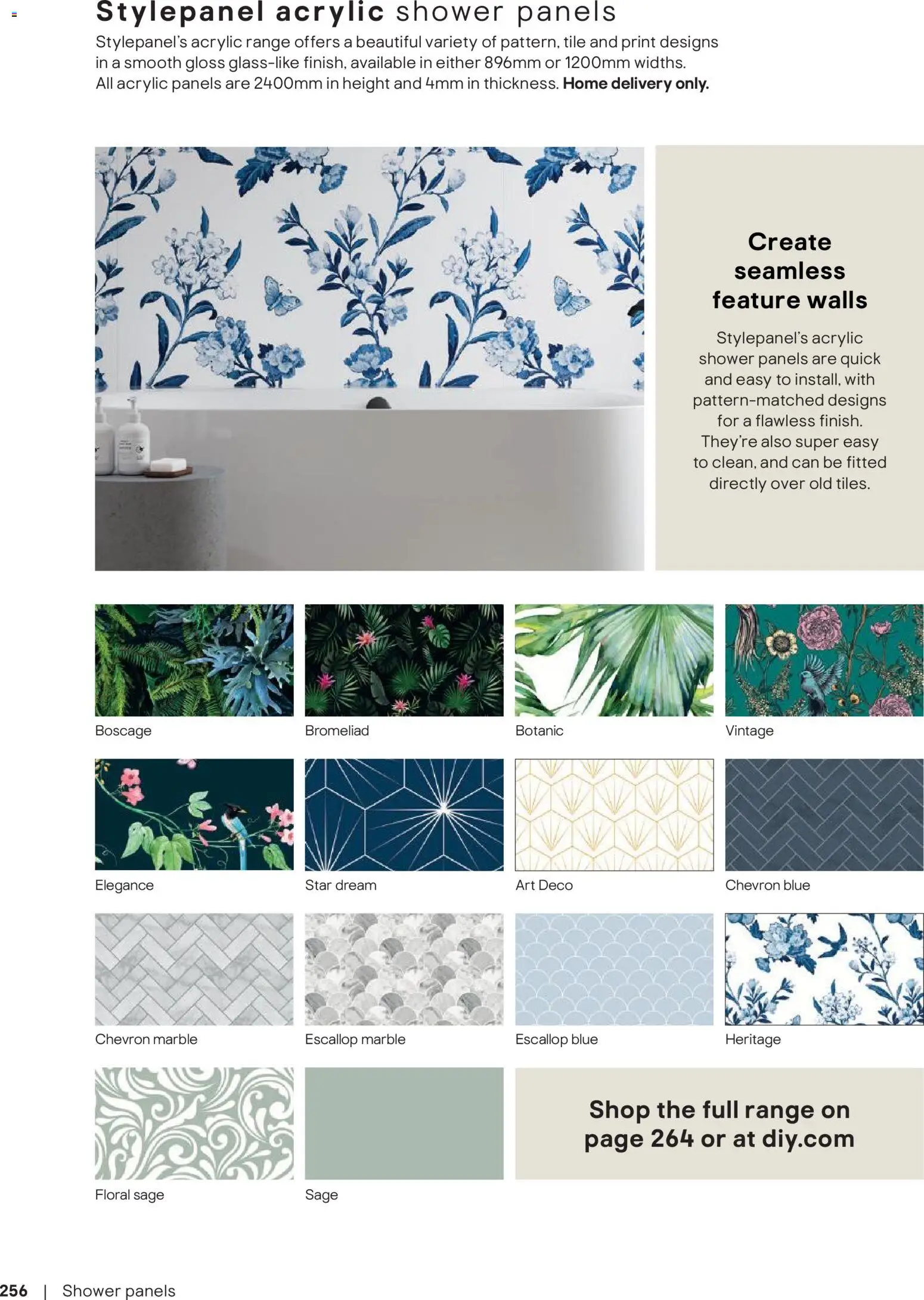 {H1} | Page: 257 | Products: Shower