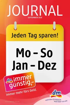 dm drogerie markt Journal September 2026 ab 10.09.2026 gültig