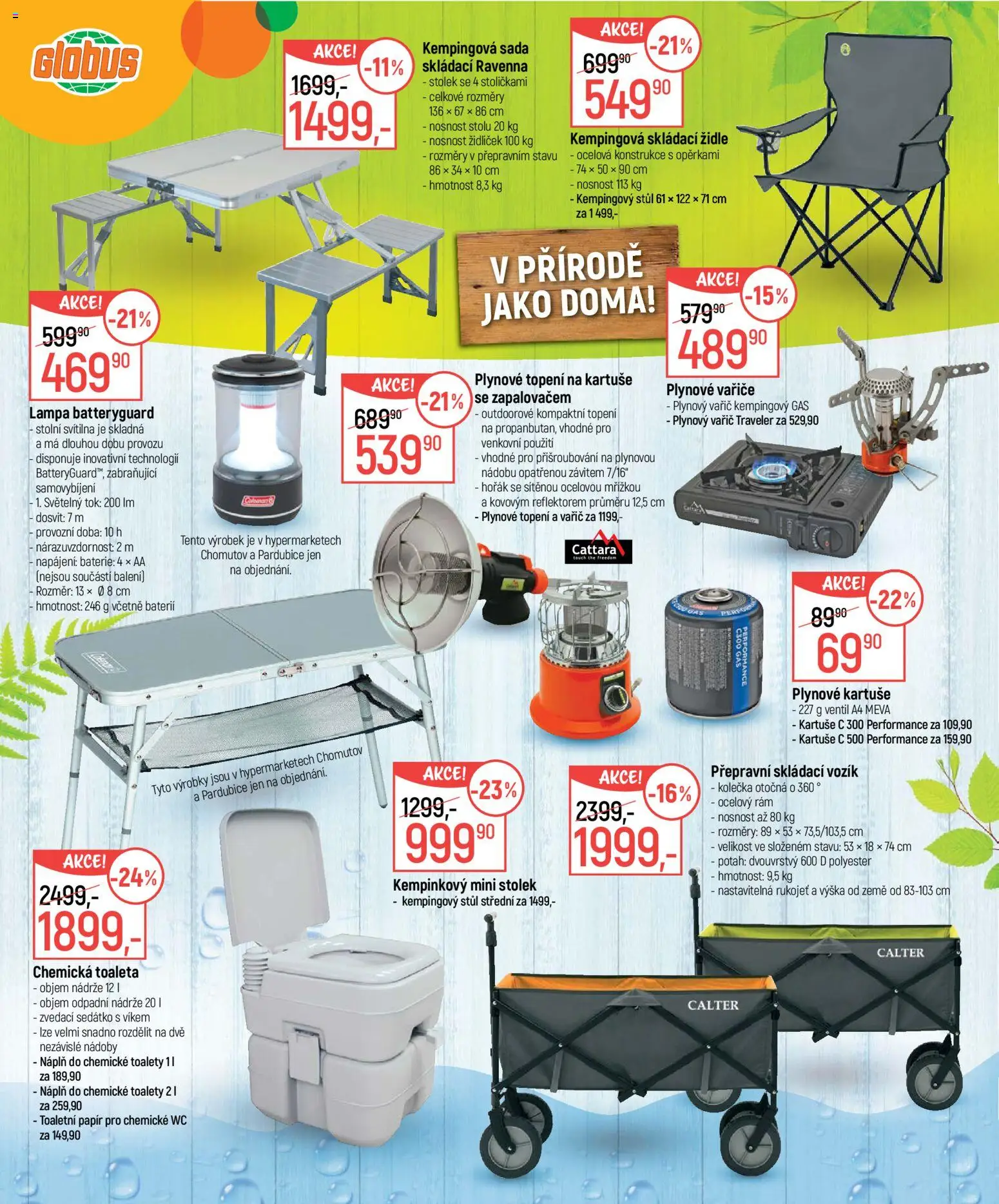 Globus leták - Praha-Štěrboholy od 03.06.2026 | Strana: 16 | Produkty: Plynové kartuše, Stůl, Wc, Baterie