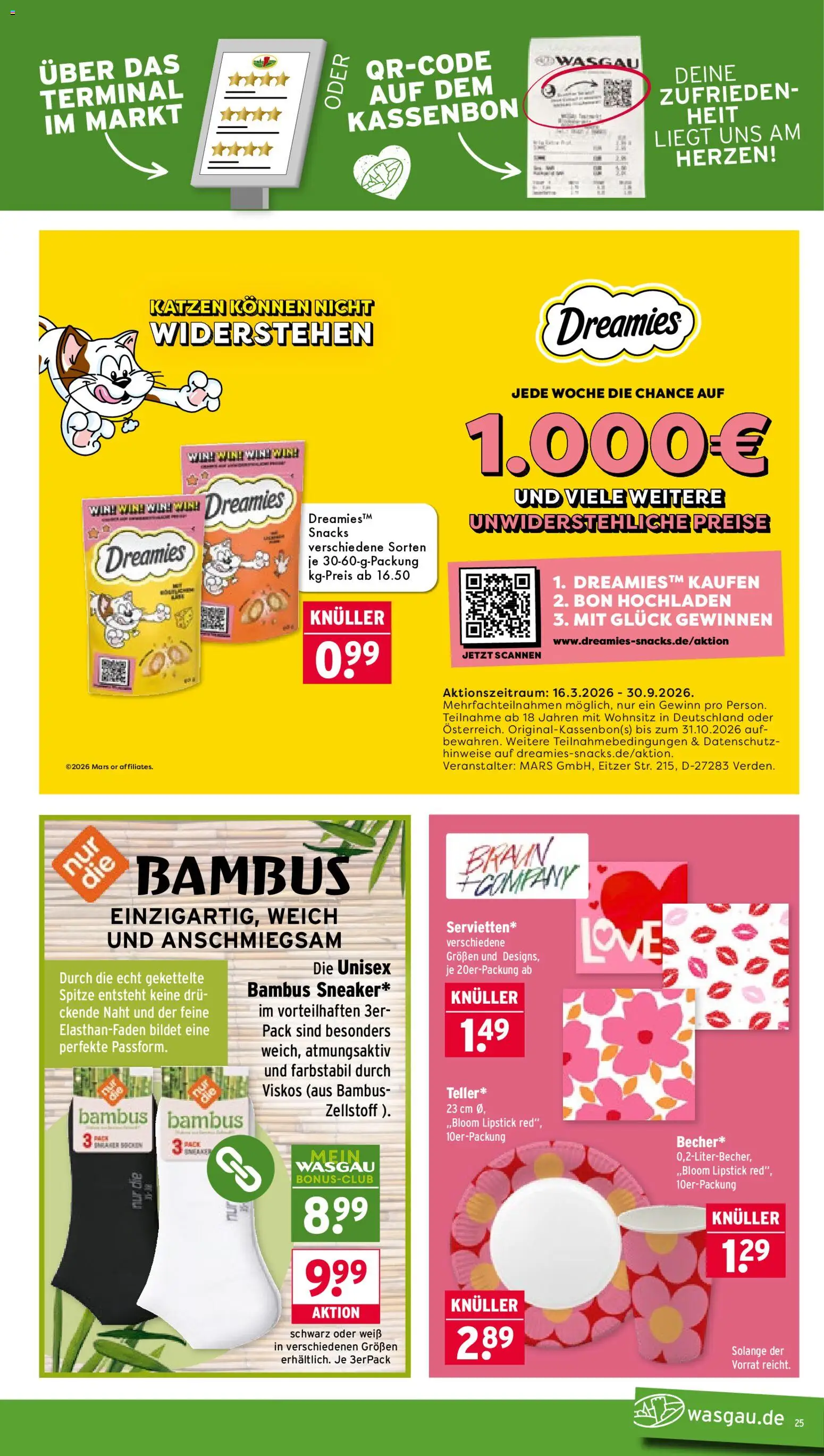 Wasgau Prospekt 	 – gültig ab 04.05.2026 | Seite: 25 | Produkte: Mars