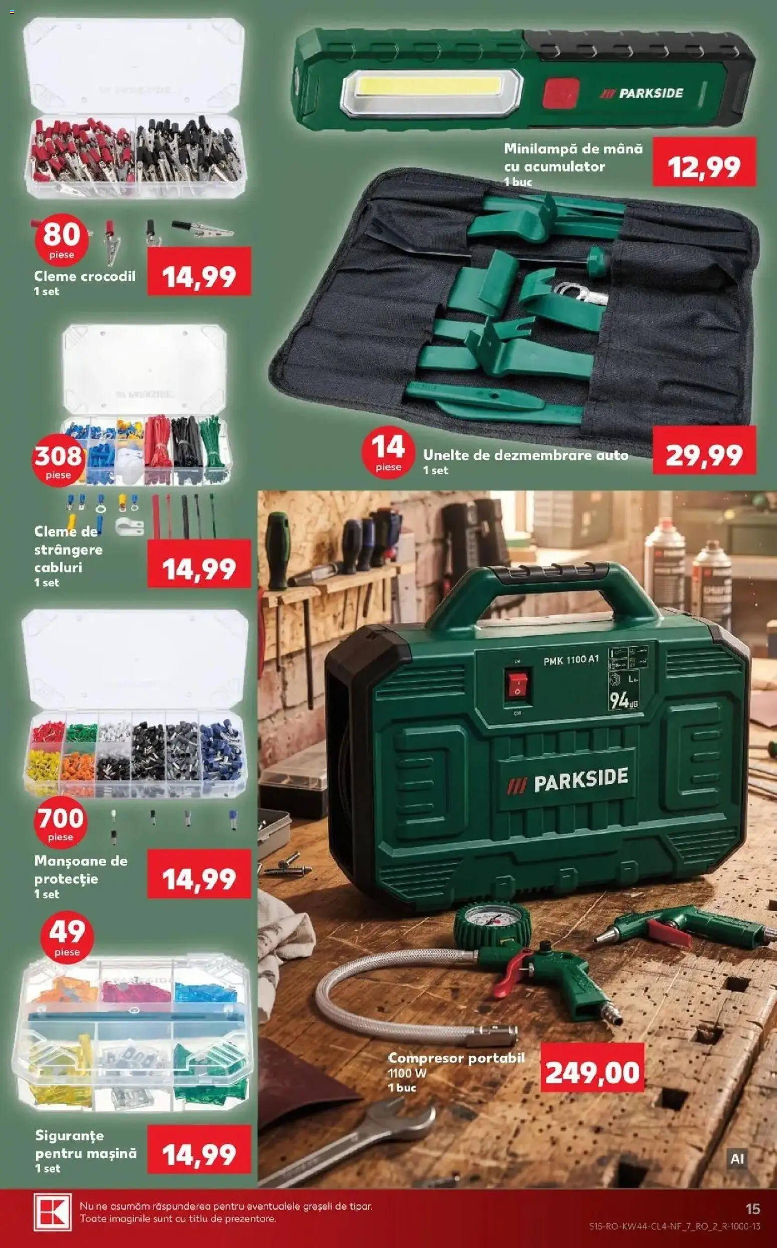 Kaufland Codlea 28.10.2026 - Revista si Oferta | Pagină: 15 | Produse: Parkside