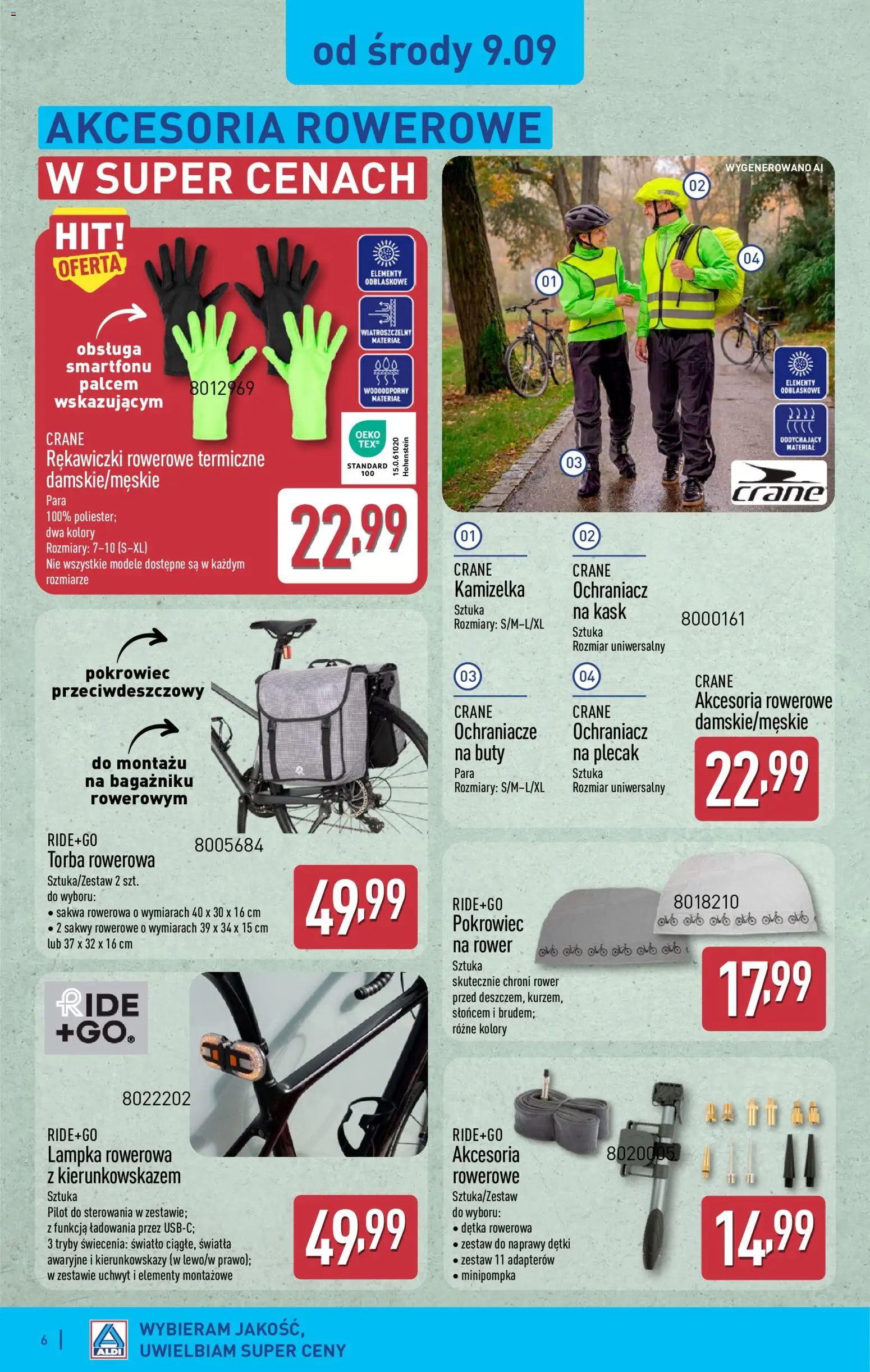 Aldi Polsko leták - Ostatnie sztuki w wybranych sklepach od 09.09.2026 | Strana: 6