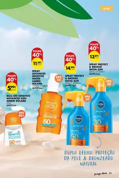 Pré-visualização Pingo Doce Bazar Ar Livre Açores válido de 04.06.2026 | Página: 11 | Produtos: Agua, Autobronzeador