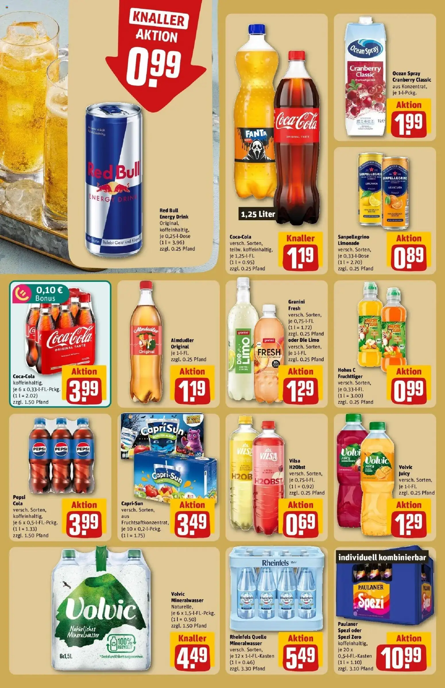 REWE Prospekt ab 05.10.2026 zum Blättern » Angebote | Seite: 20 | Produkte: Fanta, Mineralwasser, Hohes c, Volvic