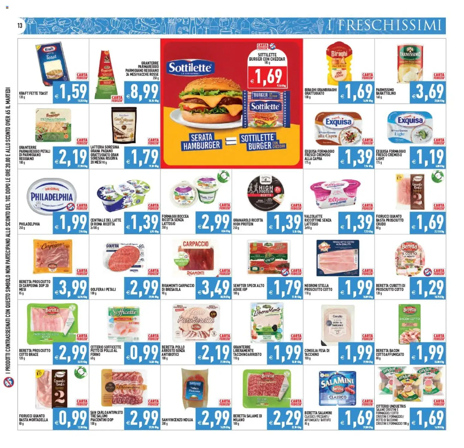 Volantino PIM Supermercati del 10.06.2026 | Pagina: 13 | Prodotti: Tartufo, Prosciutto, Mortadella, Forno