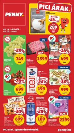 PENNY akciós újság - amely érvényes a következő dátumtól: 14.05.2026