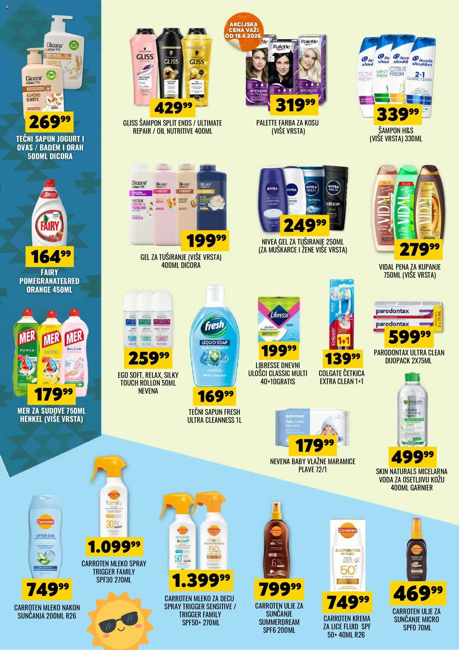 Tekijanka katalog - važi od 17.06.2026 | Strana: 14 | Proizvode: Nivea, Balzam, Orah, Pena za kupanje