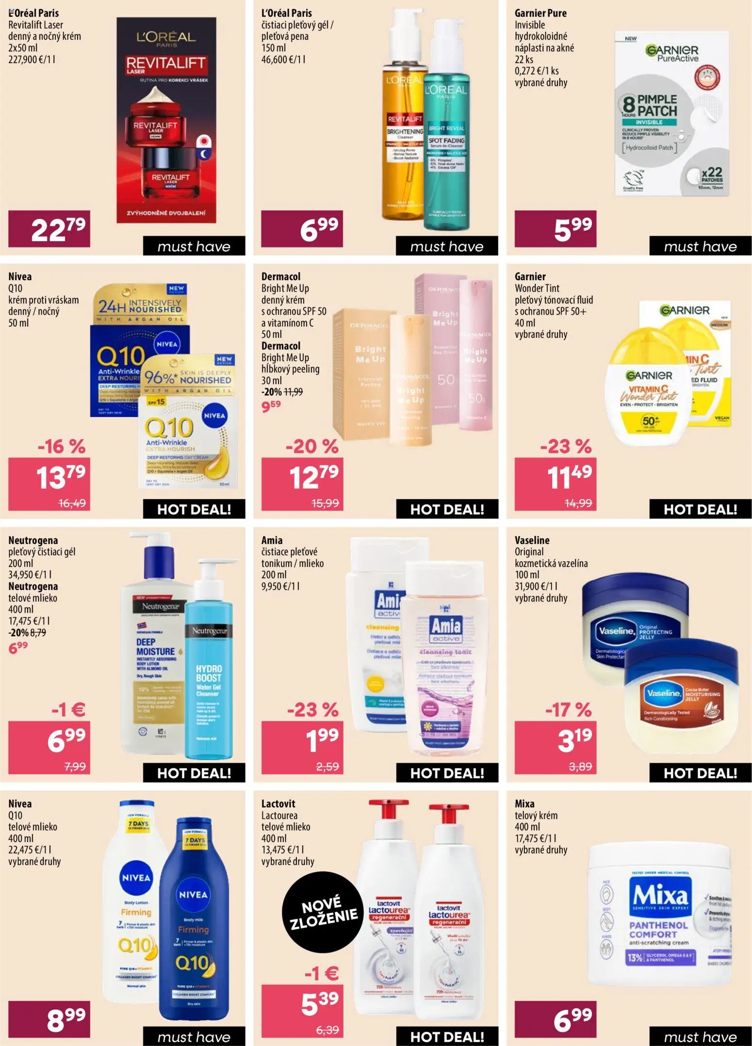 Nové 101 drogerie akcie – leták je platný od 05.08.2026 | Strana: 5 | Produkty: Laser, Mlieko, Krém, Lactovit