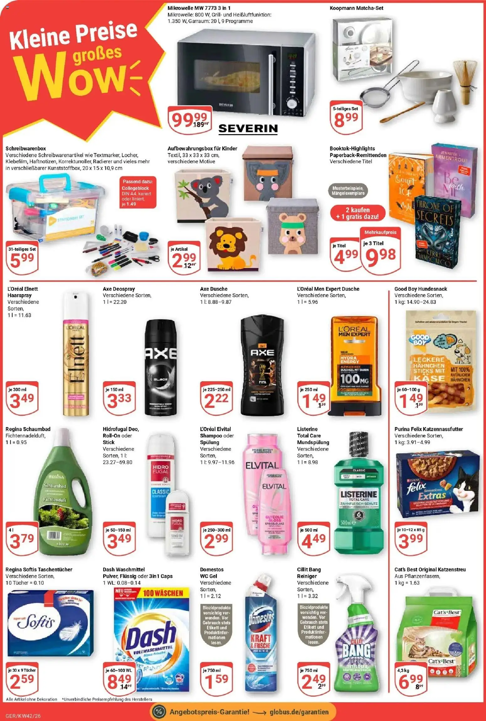 Globus Prospekt Gera (ab 12.10.2026) » Angebote online | Seite: 4 | Produkte: Energy, Taschentücher, Shampoo, Haarspray