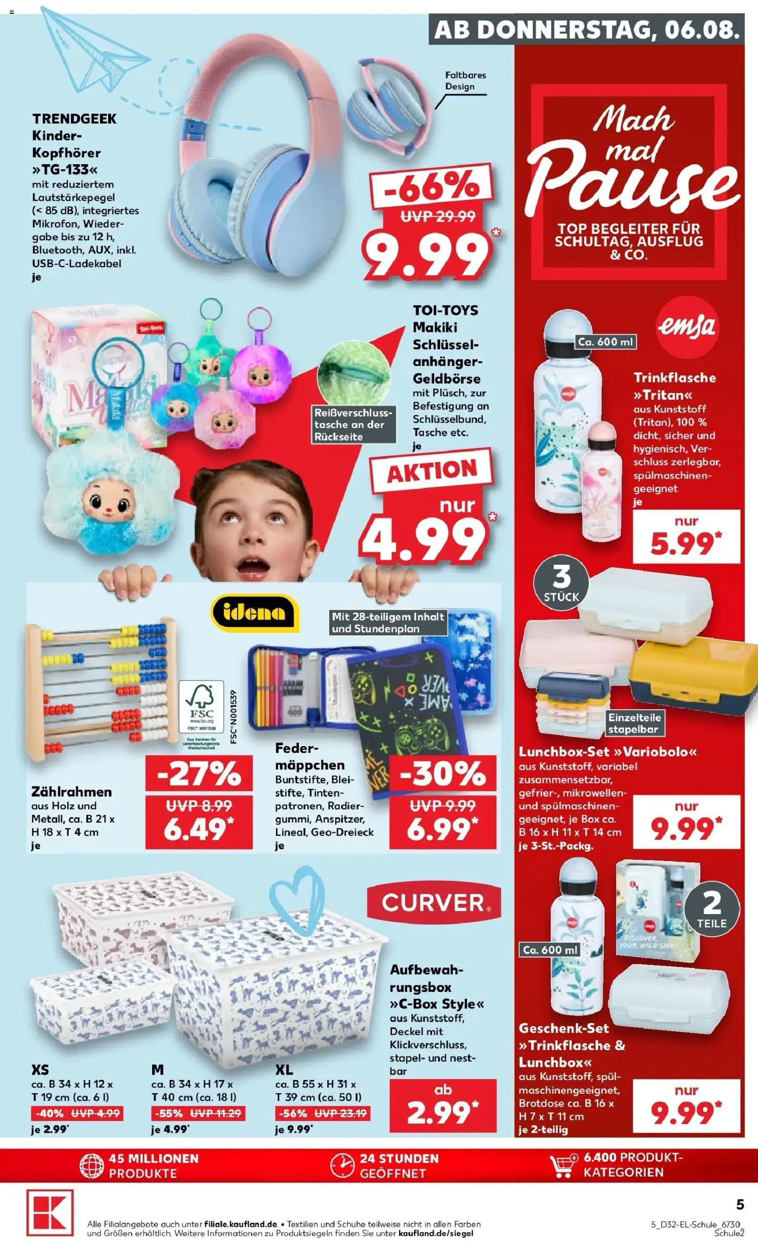 Kaufland Prospekt Borna – gültig ab 03.08.2026 | Seite: 72 | Produkte: Top, Tasche, Box, Kopfhörer