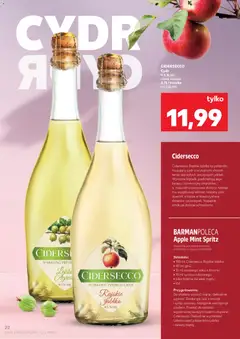 Náhled letáku Kaufland Polsko leták - Barek od 14.05.2026 | Strana: 22 | Produkty: Jablka, Spritz, Cider, Apple