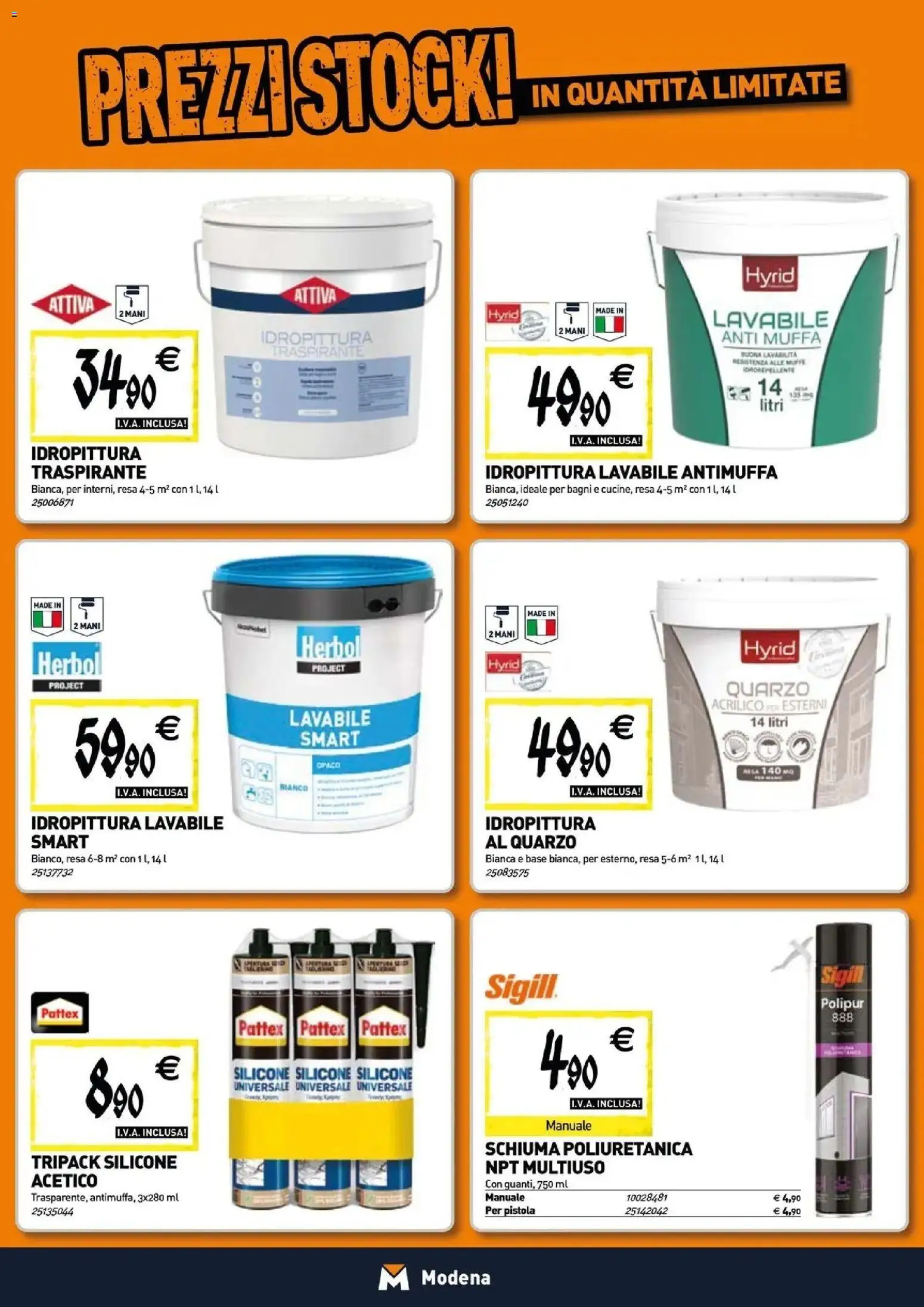 Nuovo TECNOMAT catalogo Modena dal 27/08/2026 > offerte anteprima 🛍️ | Pagina: 13 | Prodotti: Schiuma, Silicone