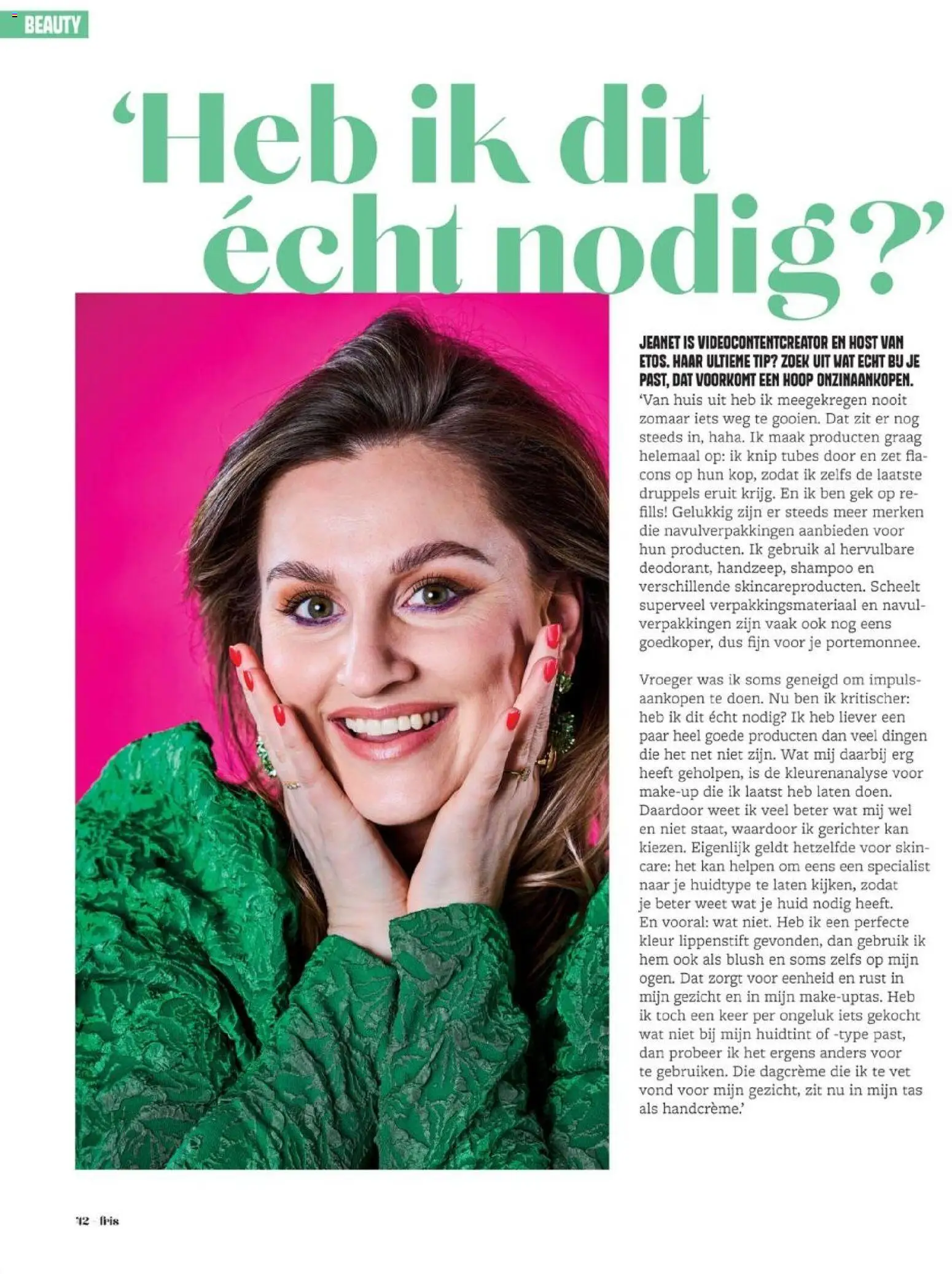 {H1} | Pagina: 42 | Producten: Kan, Was, Blush, Lippenstift