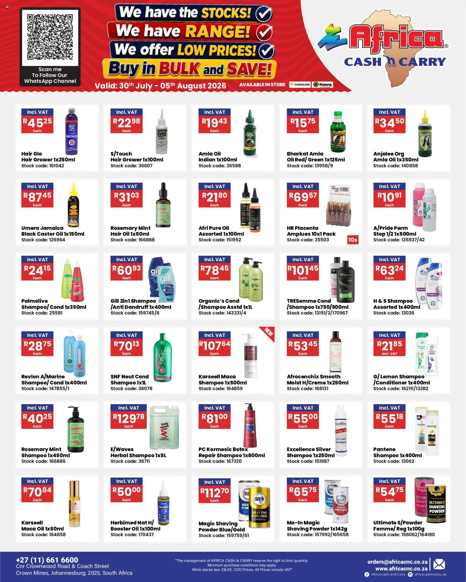 New Africa Cash & Carry catalogue – valid from 30/07/2026 | Page: 2