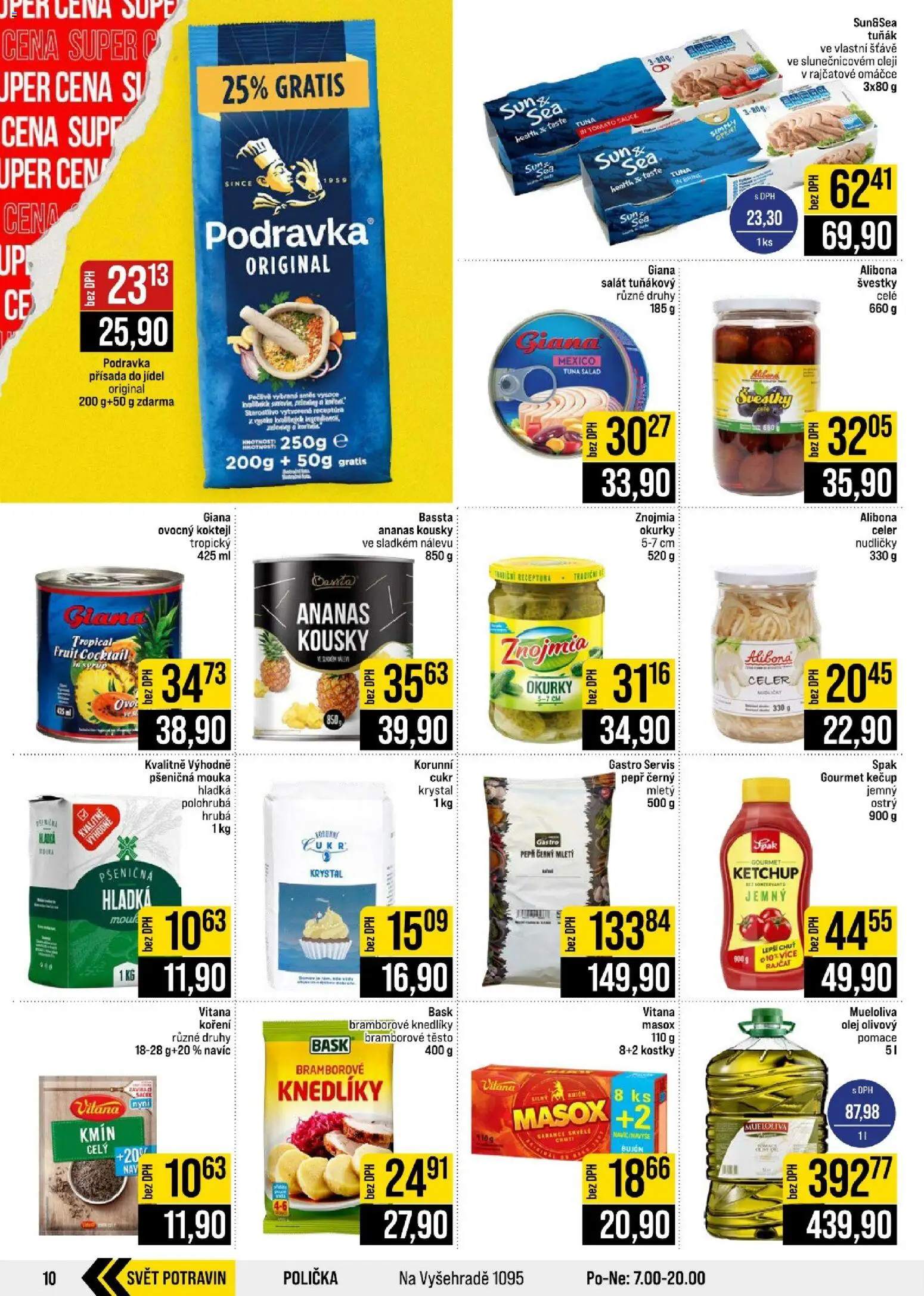 Jip leták - Cash & Carry od 21.10.2026 | Strana: 10 | Produkty: Ananas, Cukr, Kostky, Celer