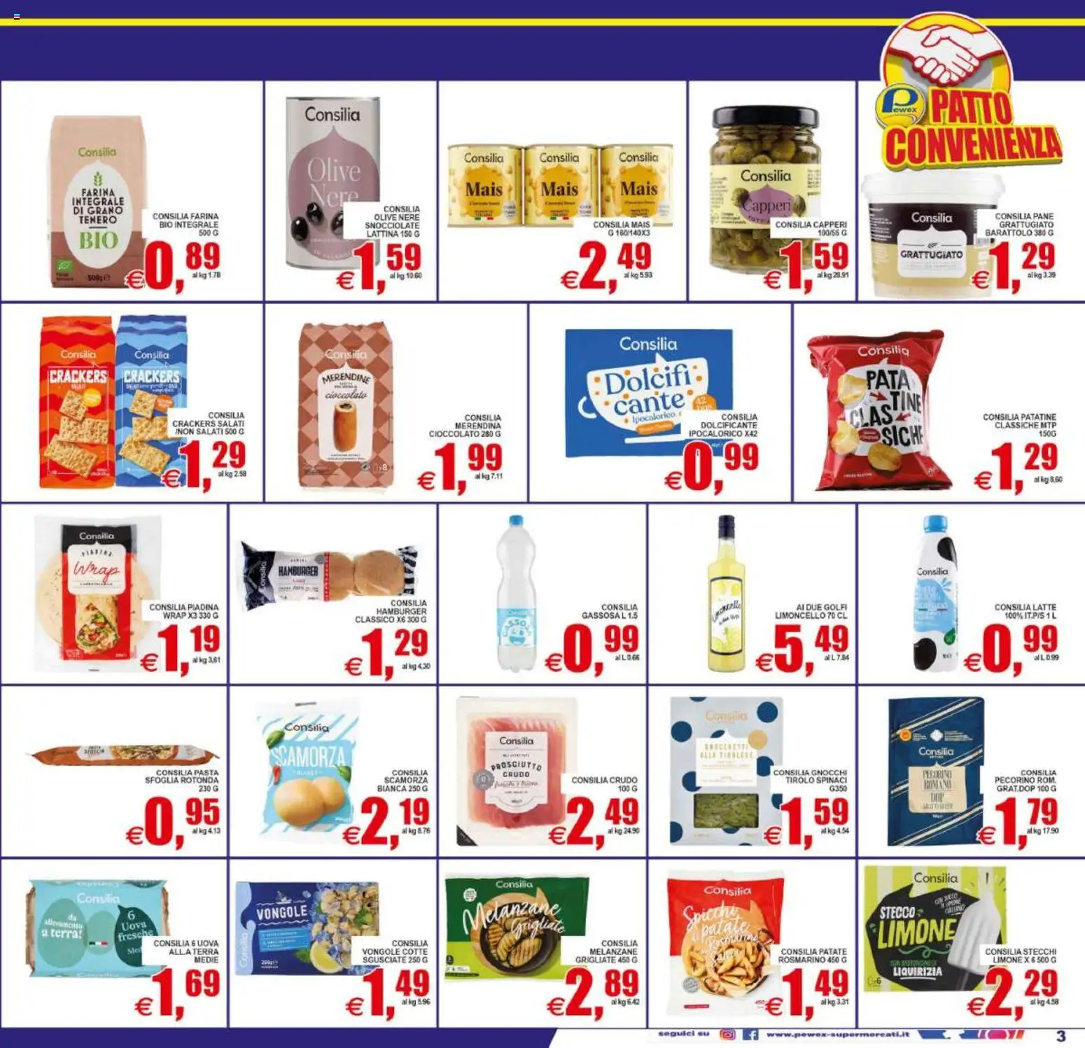 Volantino Pewex del 21/08/2026 | Pagina: 3 | Prodotti: Rosmarino, Limone, Spinaci, Gnocchi