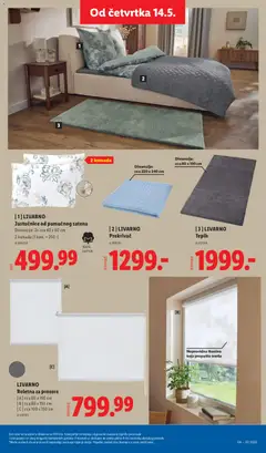 LIVARNO Tepih, Tepih dimenzija cca 80 x 150 cm - pregled Lidl kataloga - važi od 14.05.2026 | Strana: 75