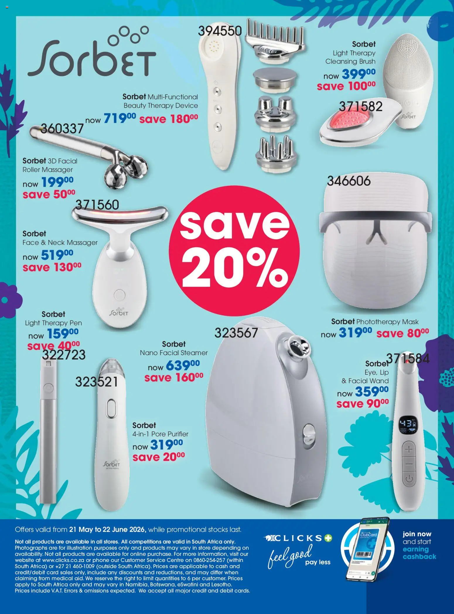 New Clicks catalogue – valid from 21.05.2026 | Page: 60 | Products: Phone, Pen, Brush, Mask