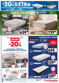 Vista previa Conforama folleto válido desde el 30.04.2026 | Página: 5 | Productos: Colchon, Cama, Caja