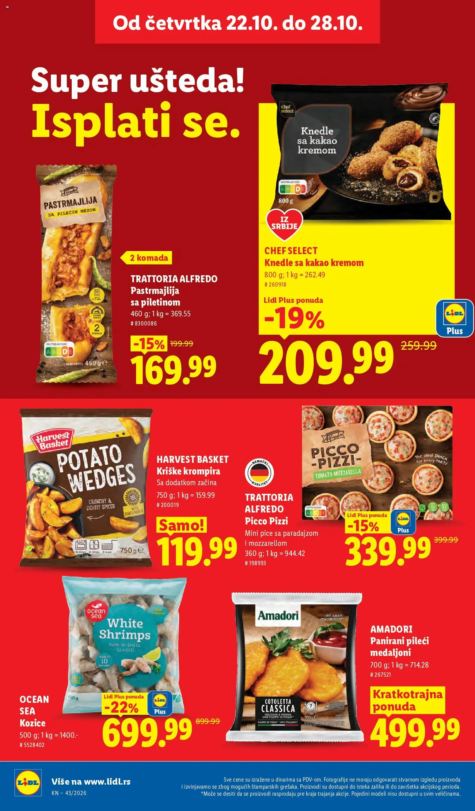 Lidl katalog - važi od 22.10.2026 | Strana: 28 | Proizvode: Kakao, Piće, Knedle