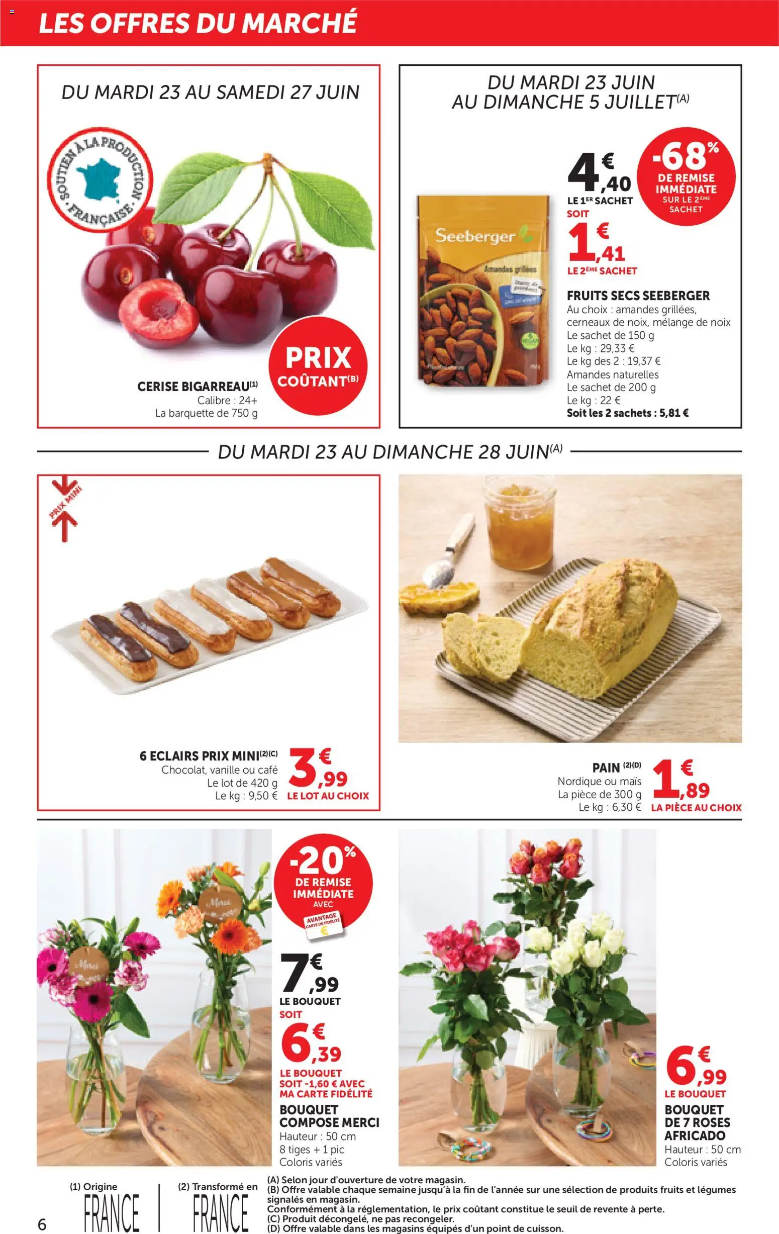 {H1} | Page: 6 | Produits: Mais, Pain, Noix, Fruits secs