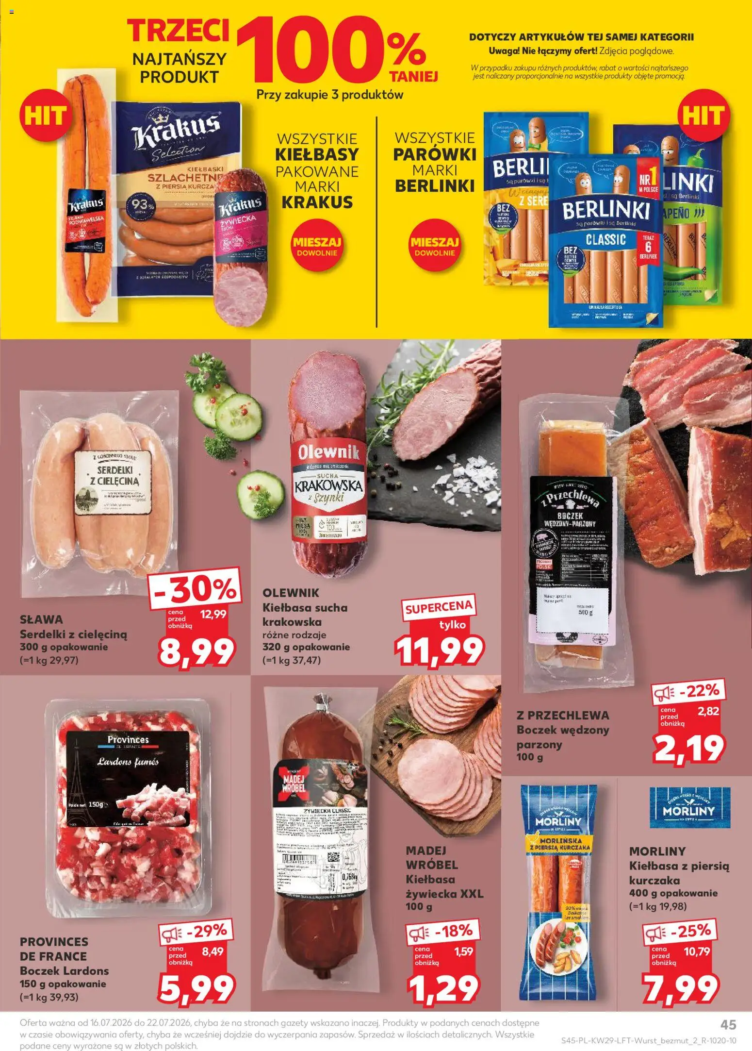 Kaufland Polsko leták od 16.07.2026 | Strana: 45
